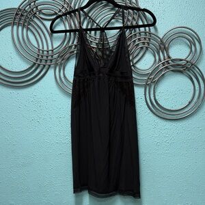 Victoria's Secret Black Lace Chemise